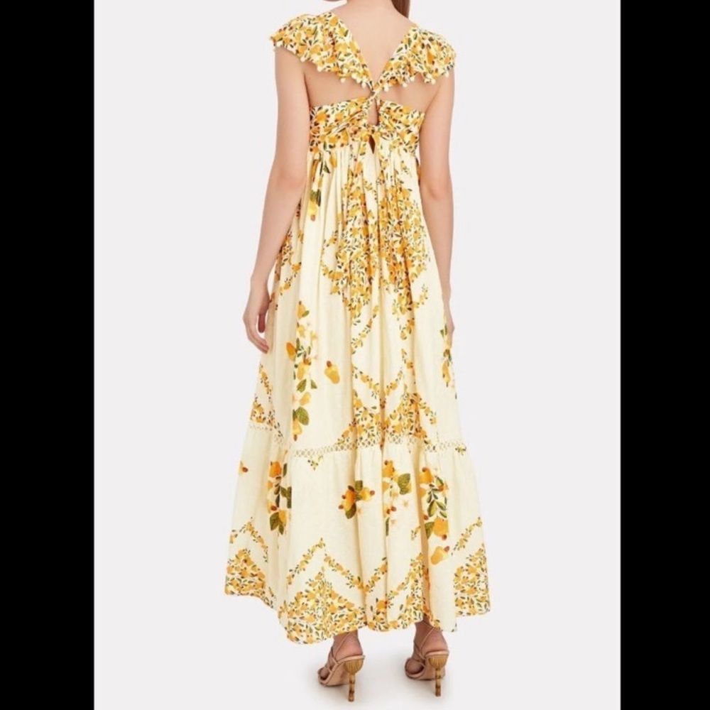 Farm Rio Off White Cashew Crossed Back Dress, Mix Print 🥰 - Picture 1 of 9